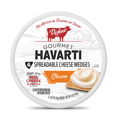 Creamy Havarti Gourmet Spreadable Cheese Wedges