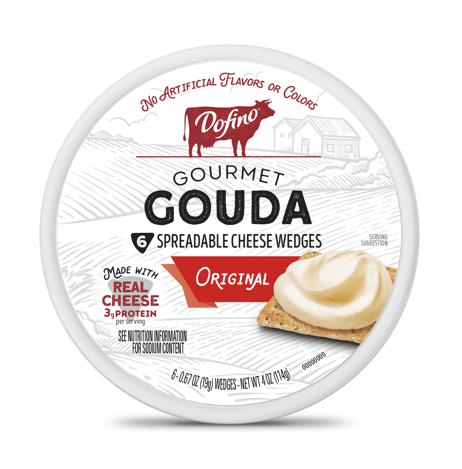 Dofino Gouda Gourmet Spreadable Cheese Wedges